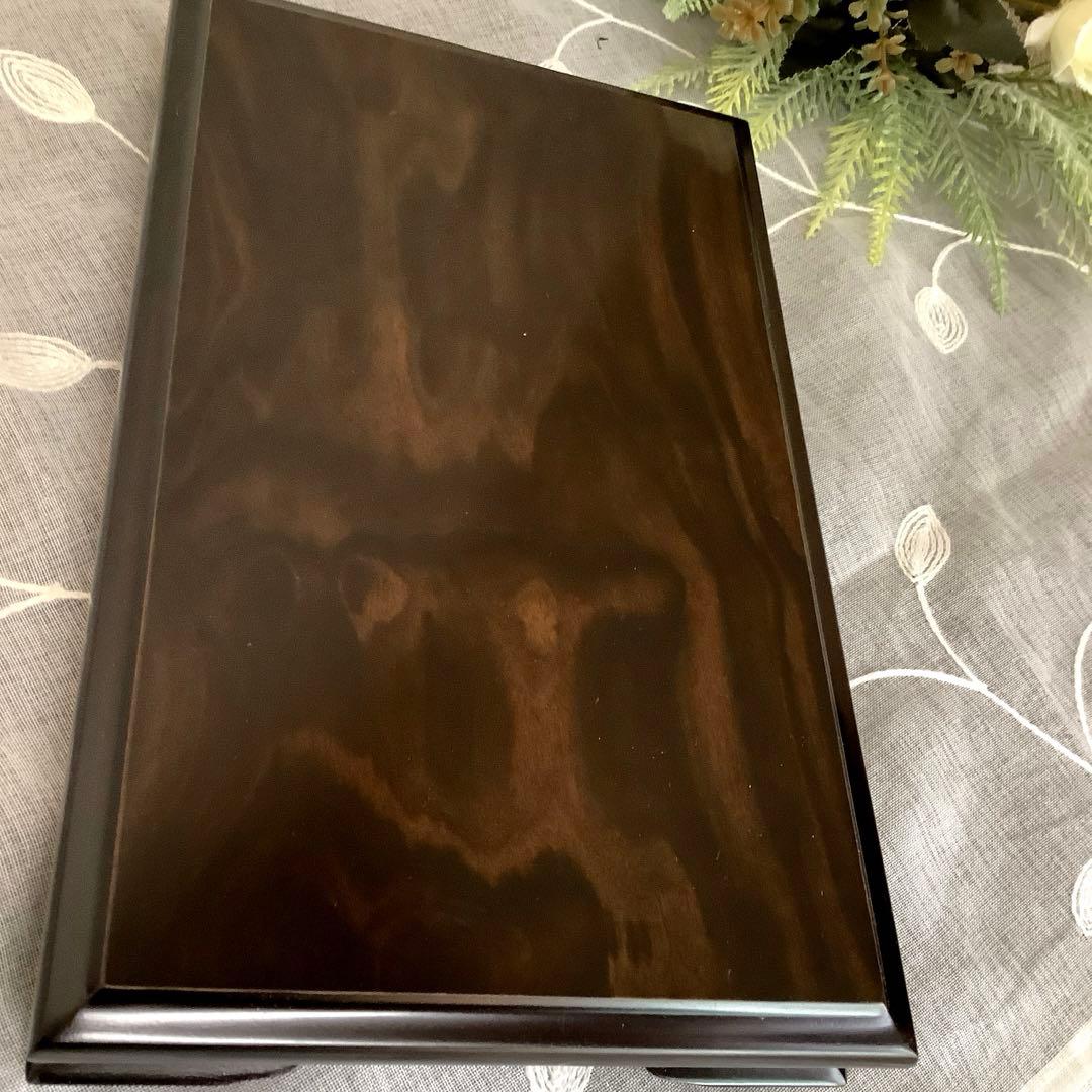 【新品・未使用】　**黒檀　飾り台** 花台・盆栽台・香炉台