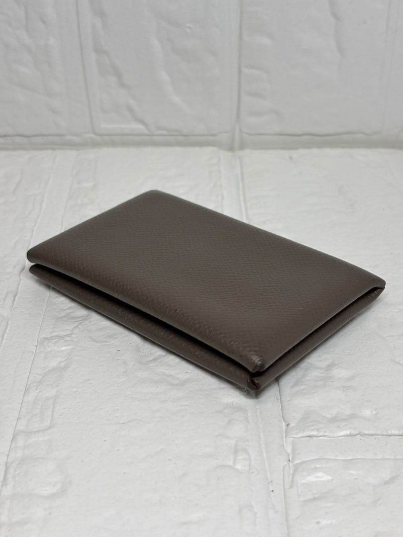 m.j. 　HERMES エルメス　カルヴィ エトゥープ カードケース