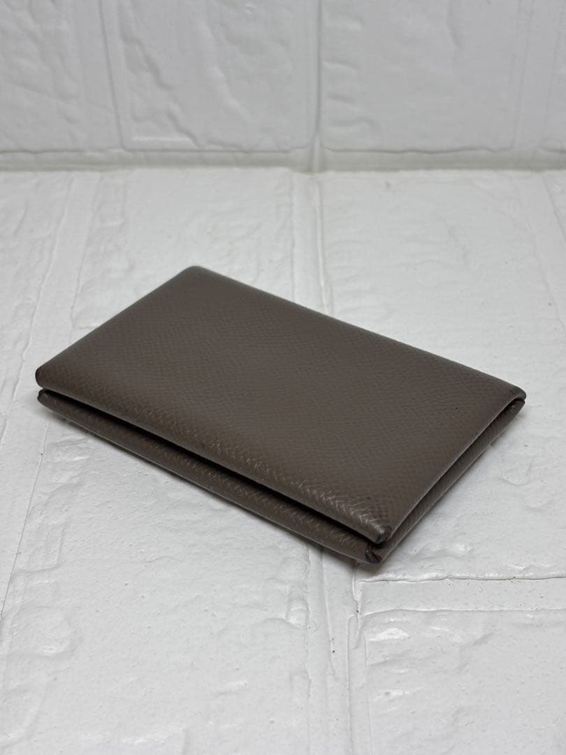 m.j. 　HERMES エルメス　カルヴィ エトゥープ カードケース