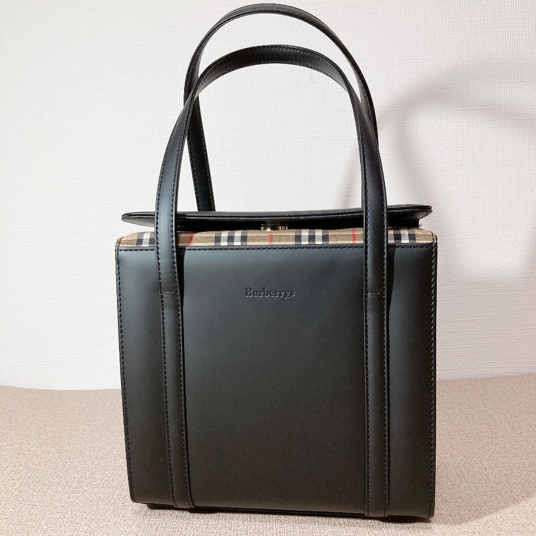 Burberrys バーバリー ハンドバッグ カーフレザー