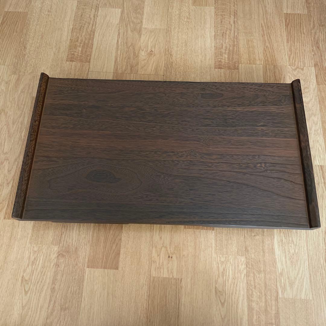 【未使用品】折りたたみ机　木製　総桐