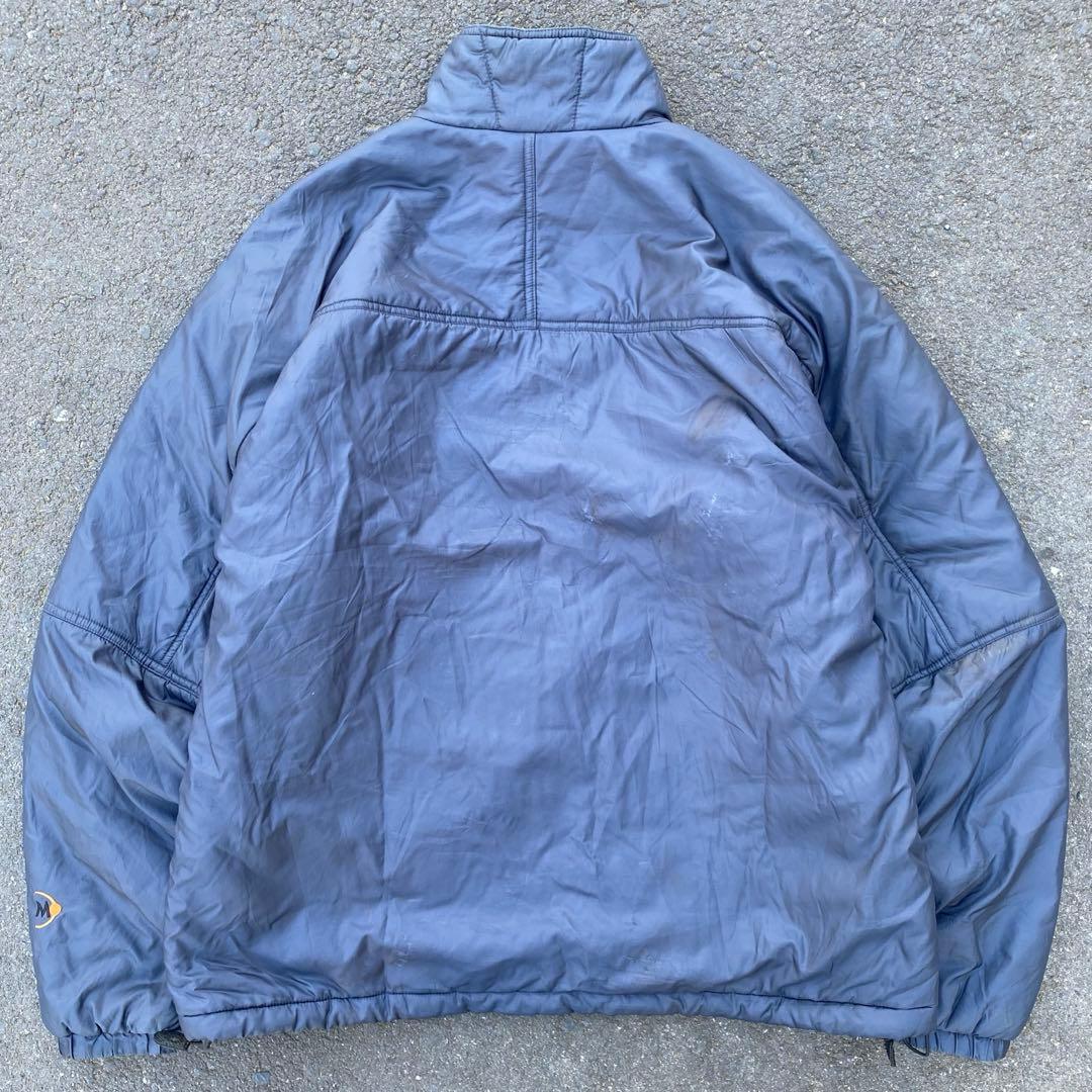 90s MOONSTONE ウルトラライトダウン パフジャケット ネイビー 中綿