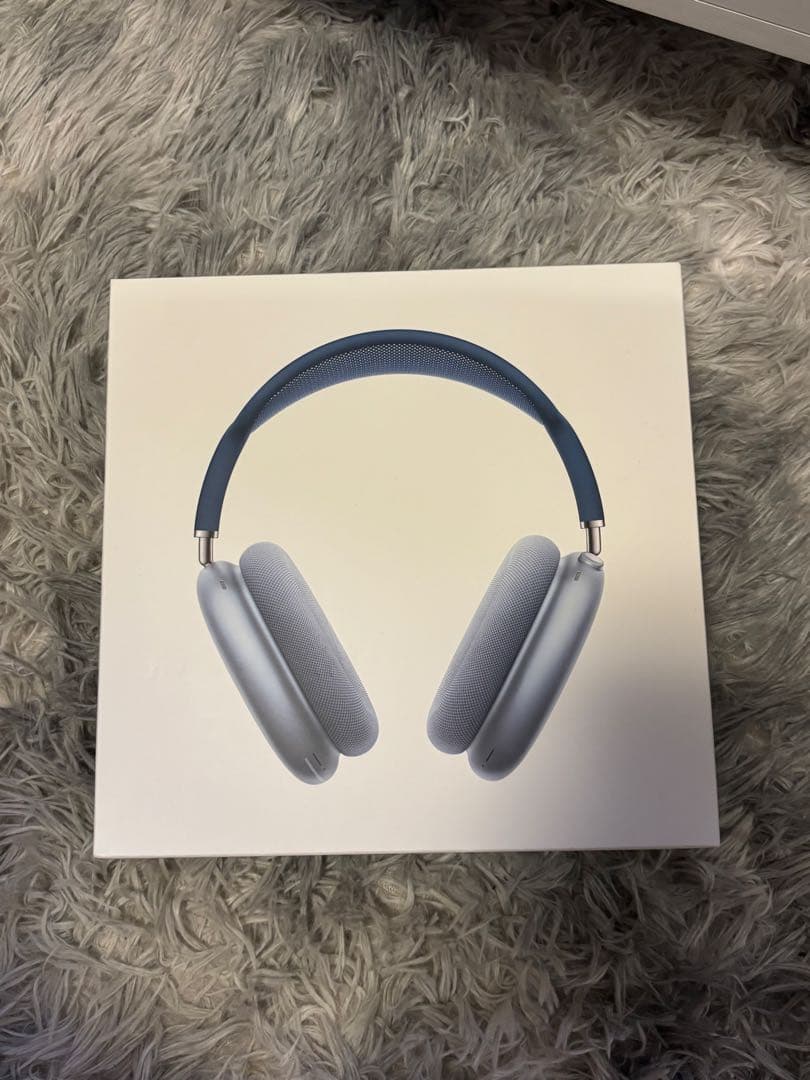 Apple AirPods MAXワイヤレスイヤホン シルバー/ブルー