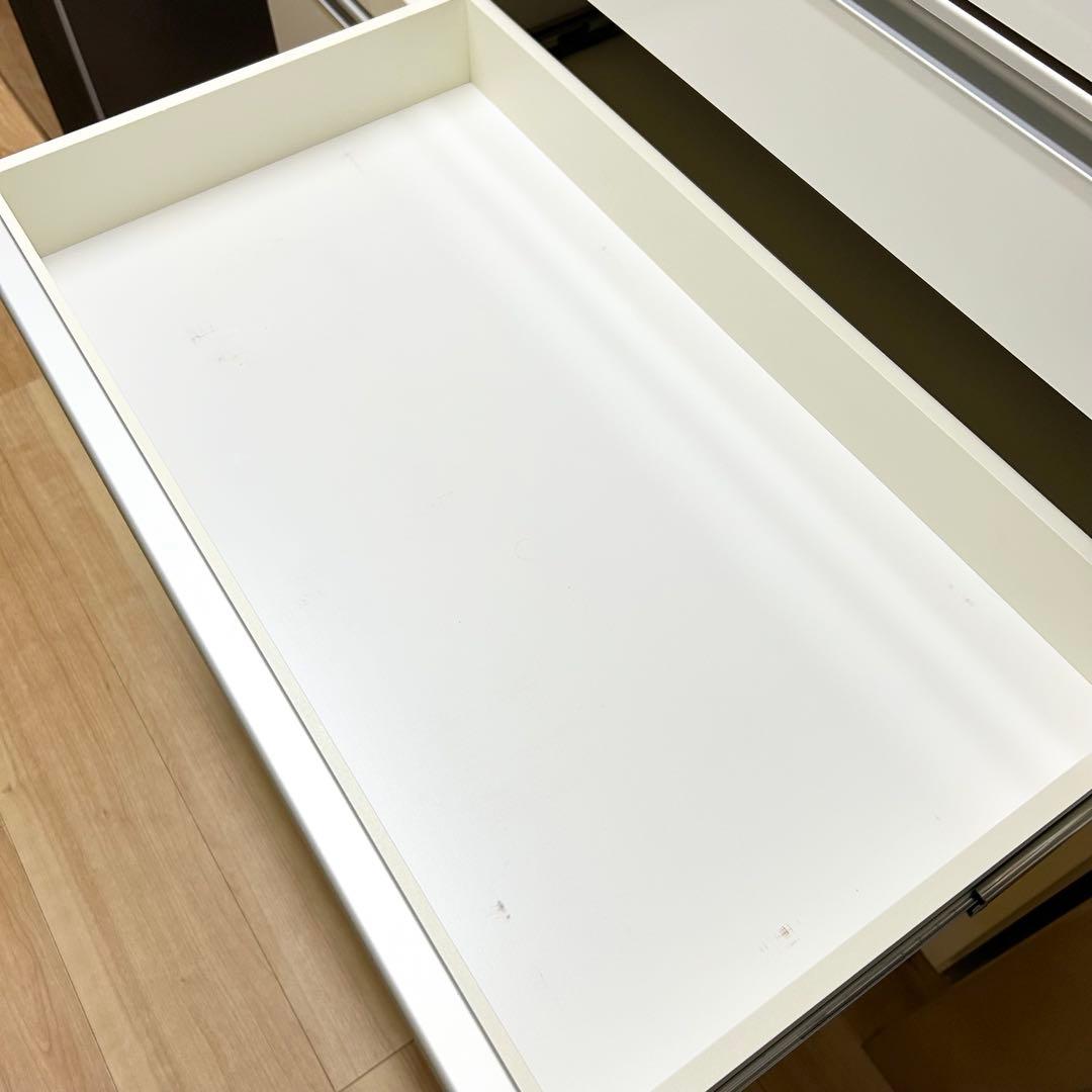 【ゆうちゃんさん専用】美品 松田家具 ホワイト食器棚 カップボード 幅117