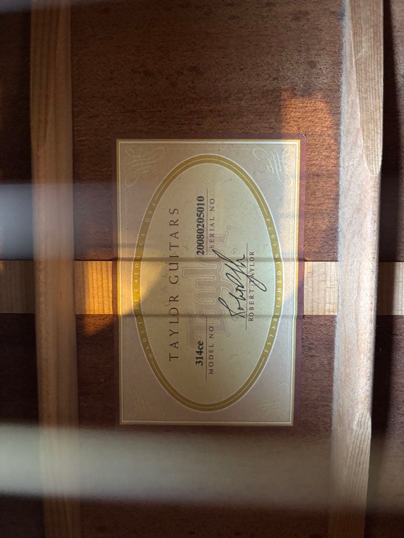 Taylor 2008年製　314CE