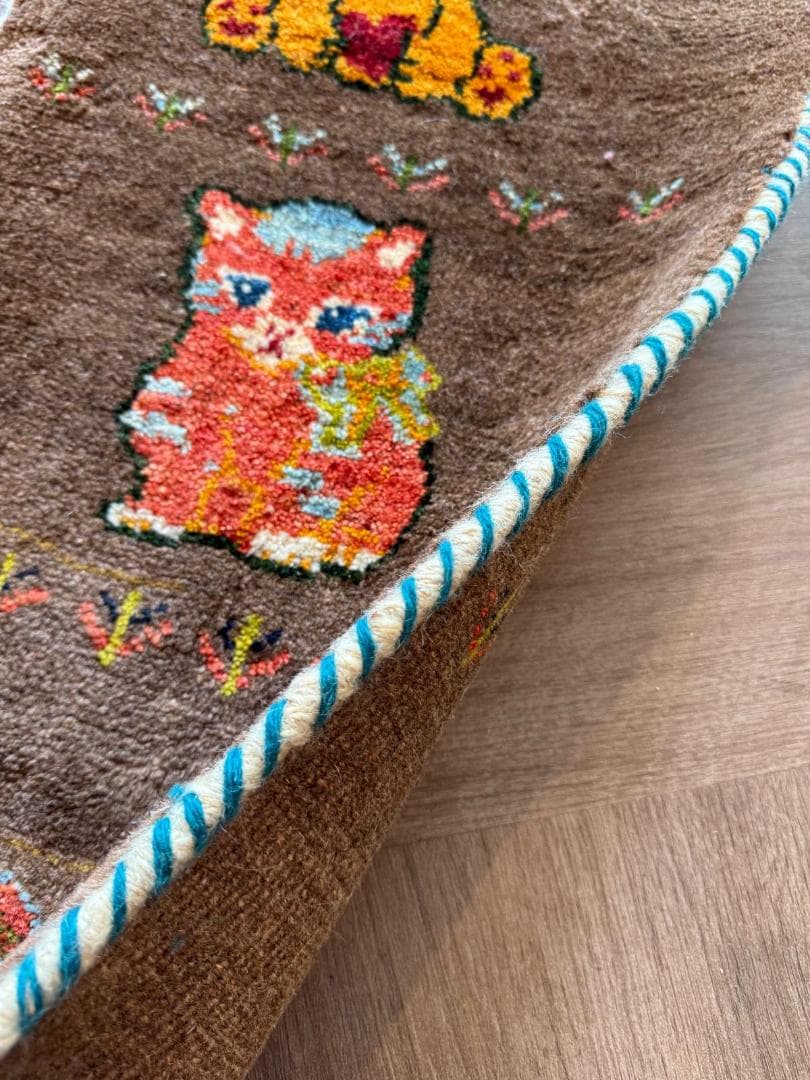 118x47cm ペルシャギャッベ ランナー (ギャベ) ペルシャ絨毯 ギャッベ