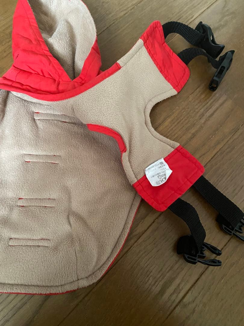 ALPHAICON フード付き犬服 レッド