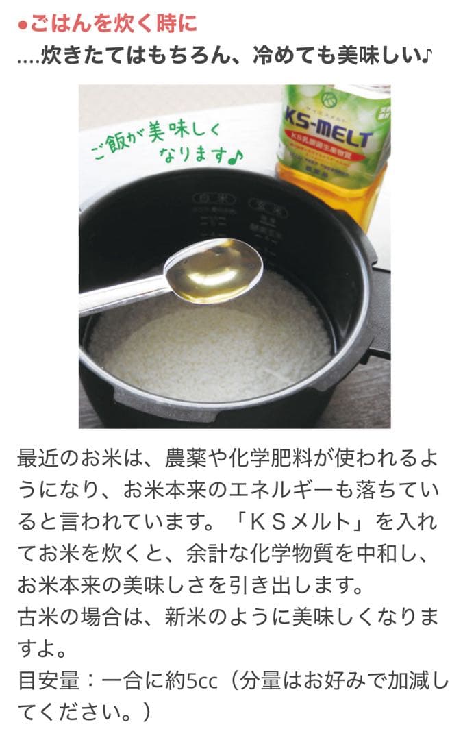 KSメルト ケイエスメルト 1000mL KS乳酸菌生産物質