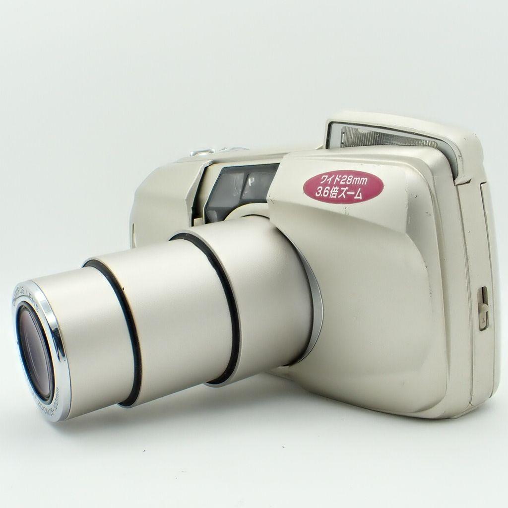 【撮影可能訳アリ品】OLYMPUS μ-Ⅲ WIDE 100 新品電池付き