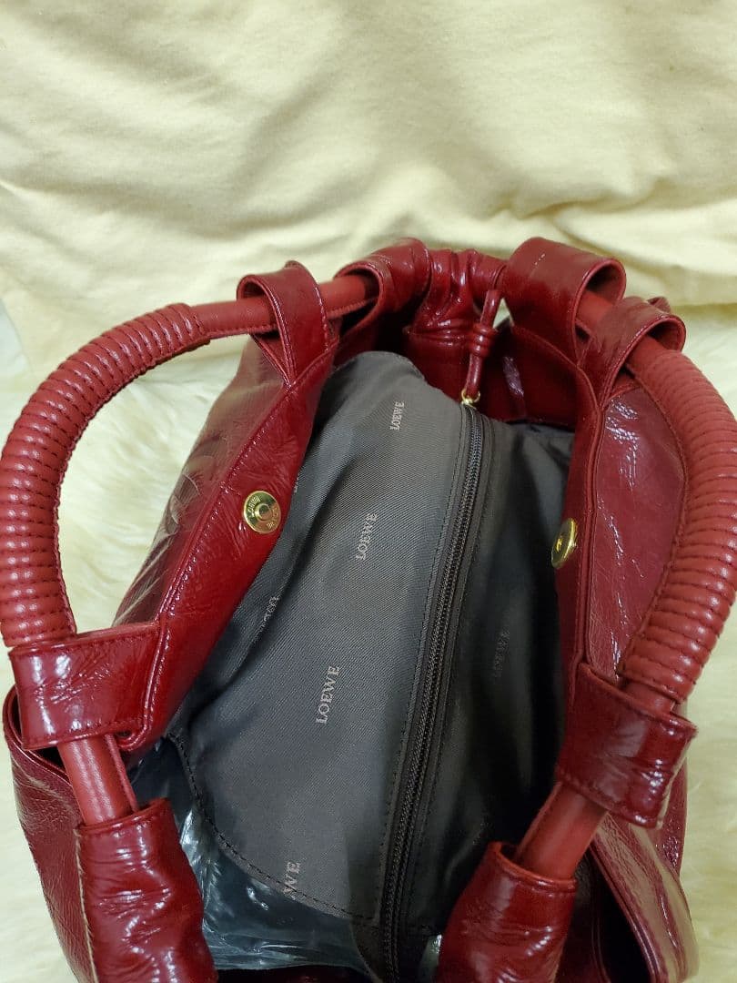 ★専用★LOEWE ロエベ　レッド ハンドバッグ