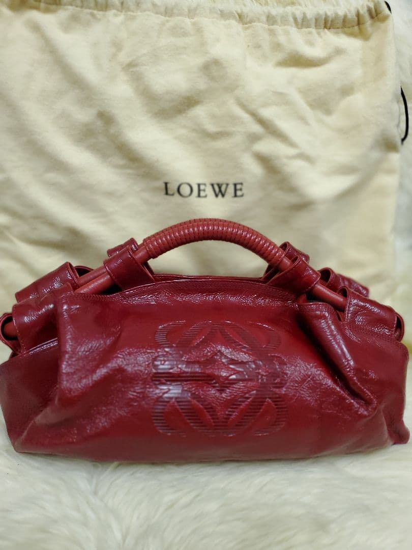 ★専用★LOEWE ロエベ　レッド ハンドバッグ