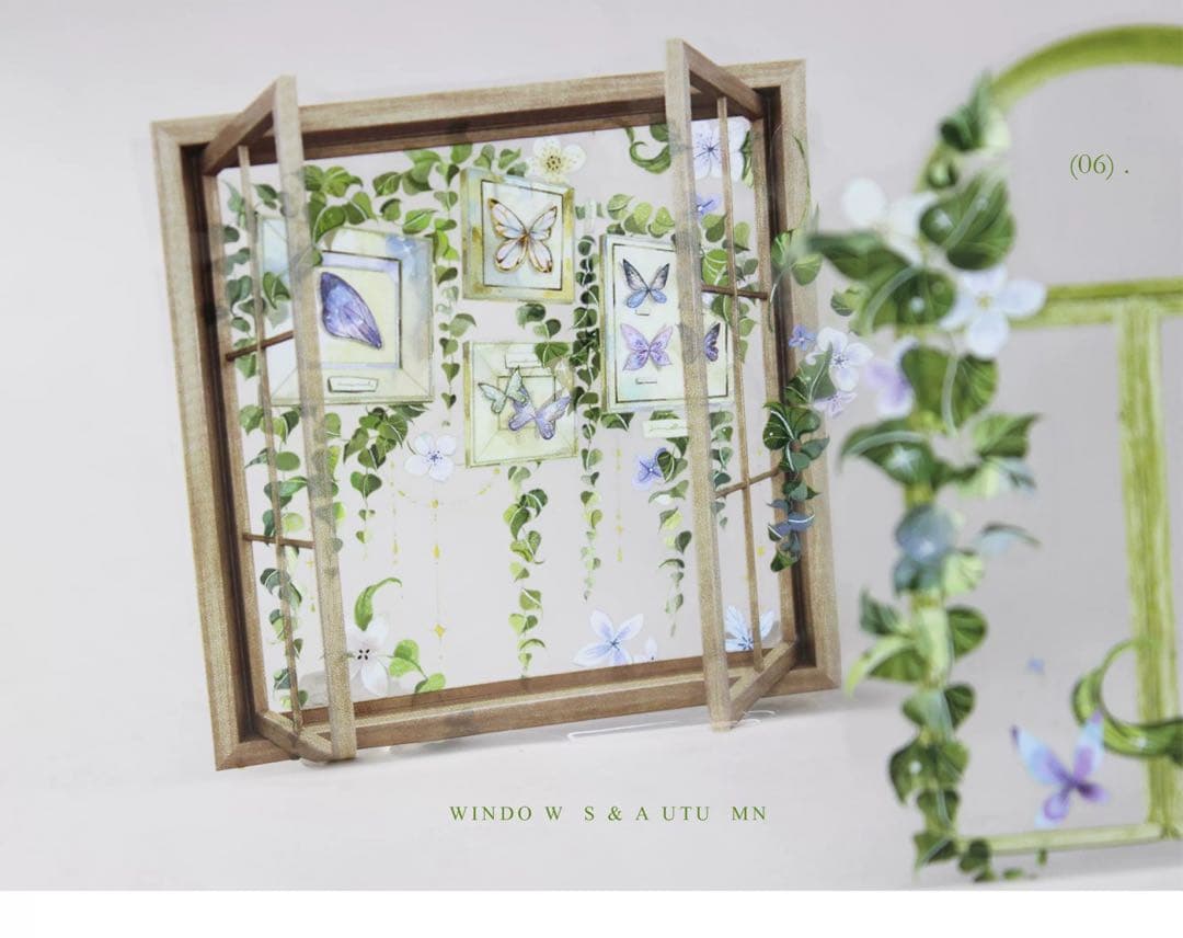 moodtape《一窗秋》海外マスキングテープ　マステ 【2346】