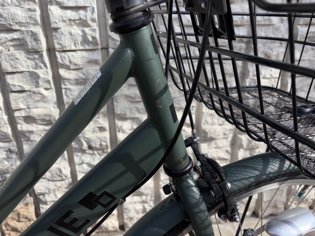 [26インチ]あさひ ボールドライン(マットオリーブ)※ 大阪府吹田市お渡し希望