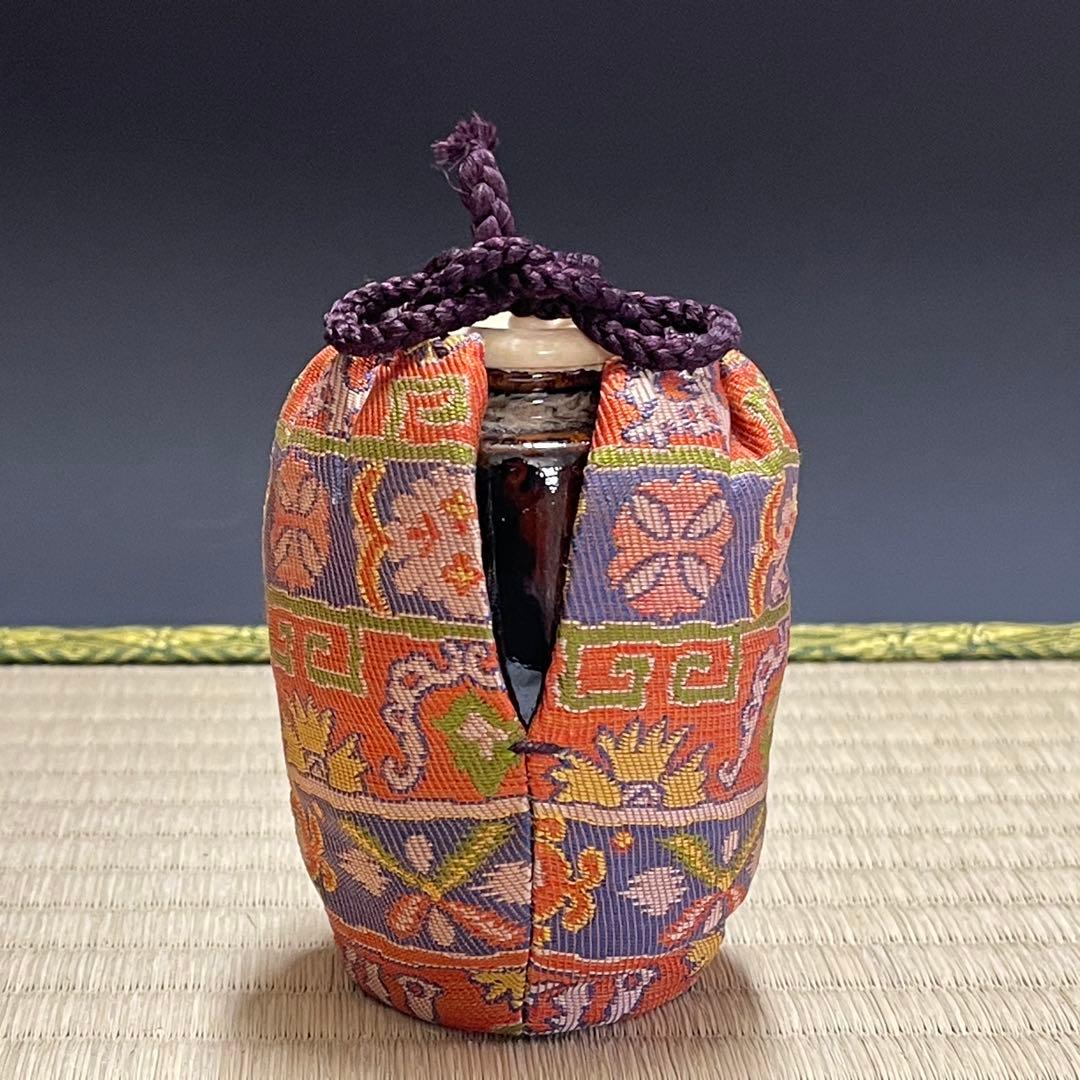 京焼 桶谷定一 肩衝 茶入 茶道具 骨董品 299