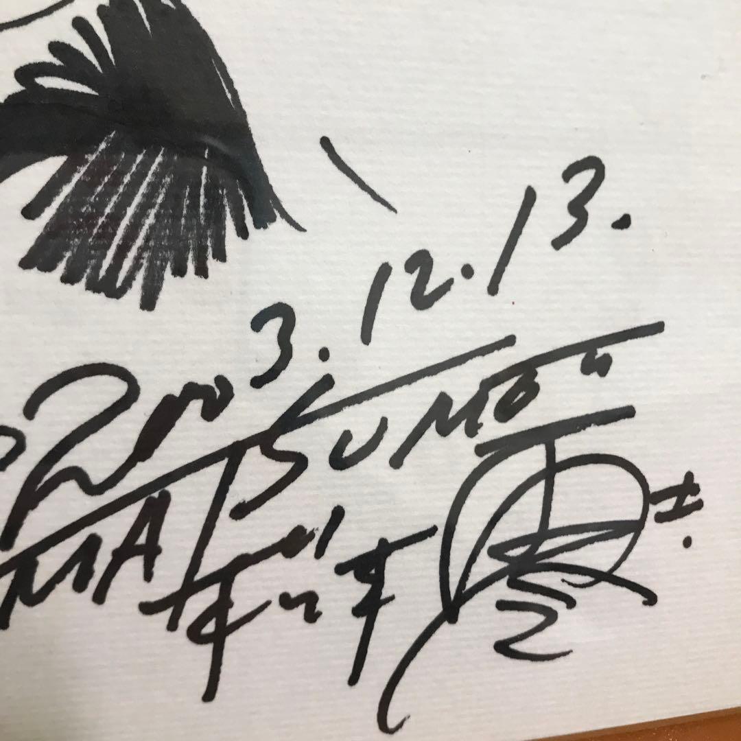 松本零士 サイン色紙 銀河鉄道999 メーテル