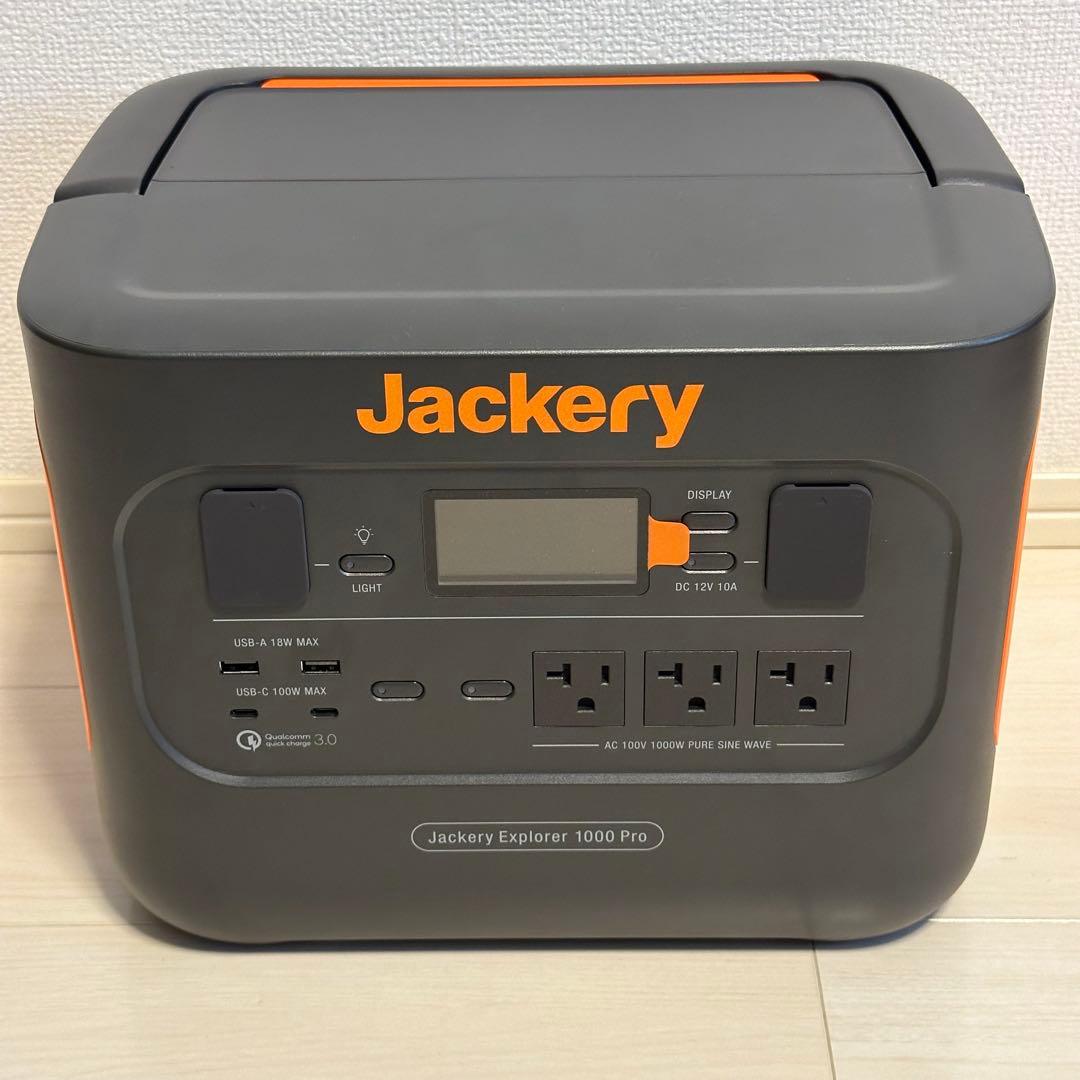 【新品未使用】Jackery ポータブル電源1000 pro JE-1000B