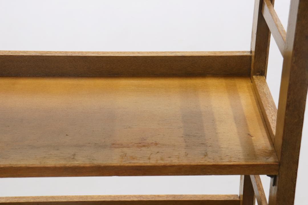 レトロ ラワン材 本棚 シェルフ 飾り棚 ラック 書庫 収納 ヴィンテ ージ