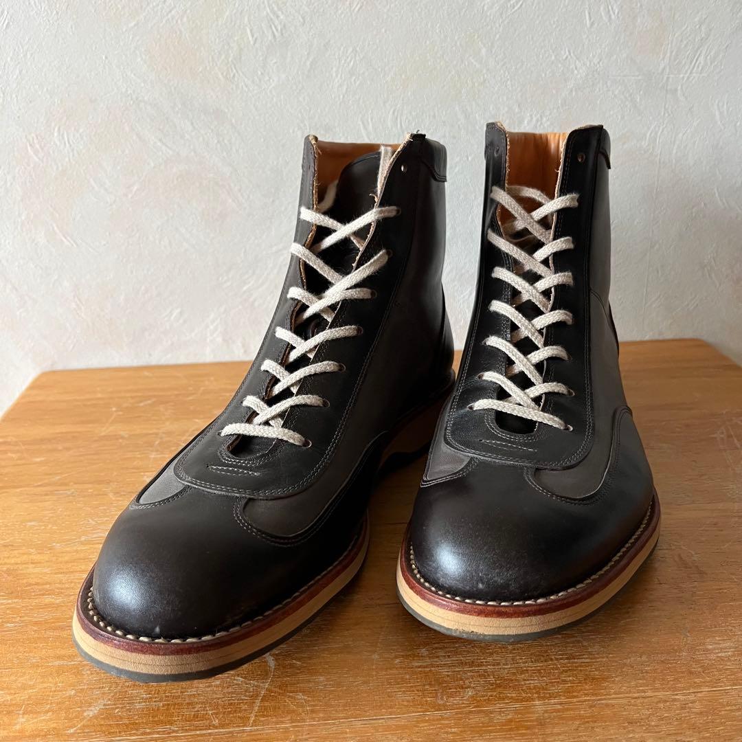 オーダースニーカー「友郎」 ODSN-02 ハイカット本革 約26cm