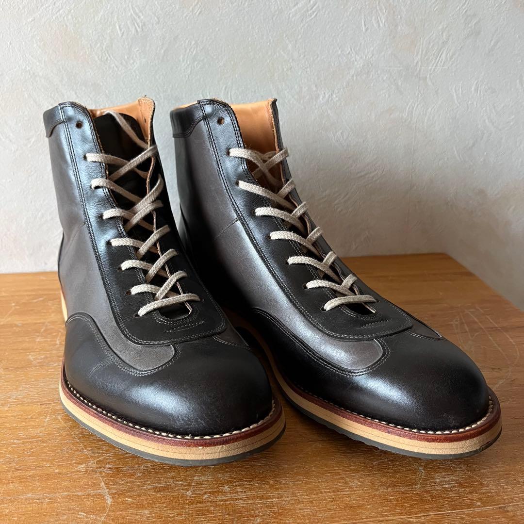 オーダースニーカー「友郎」 ODSN-02 ハイカット本革 約26cm