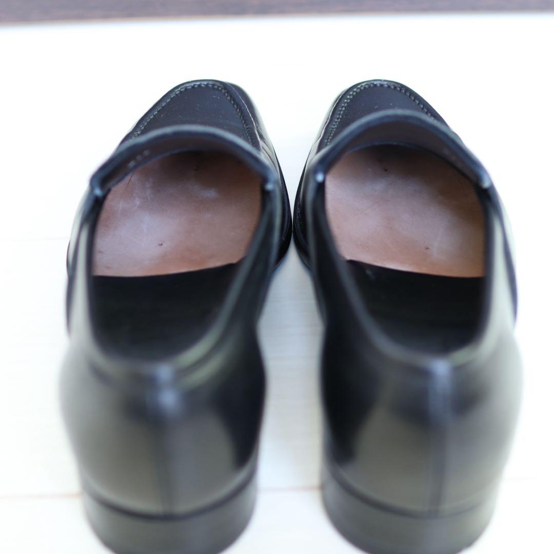 三陽山長 流也 6（24cm） 黒 着用数回の美中古 ローファー