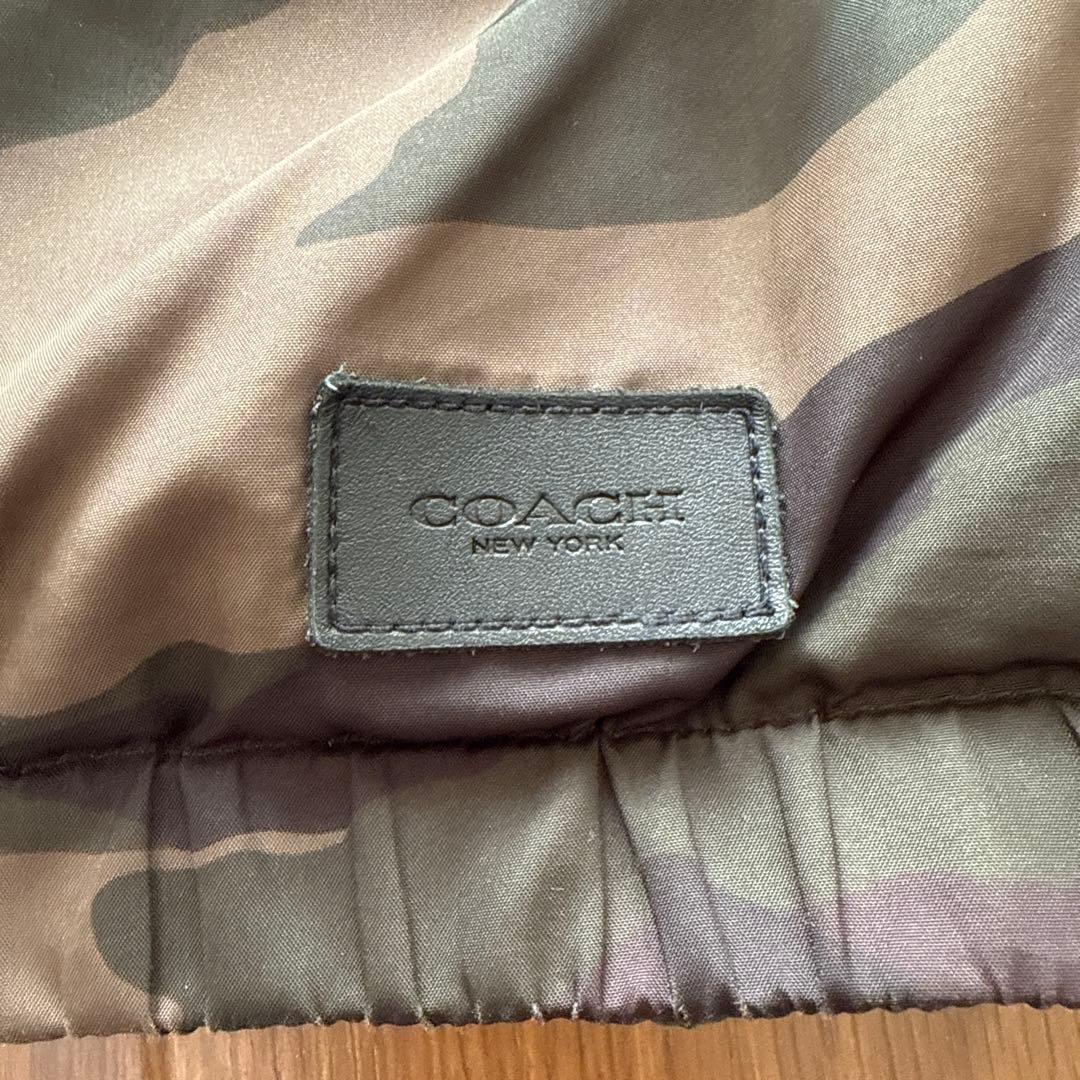 ！！さんぺー！！メンズCOACH 迷彩×カーキ　ナイロンジャケット
