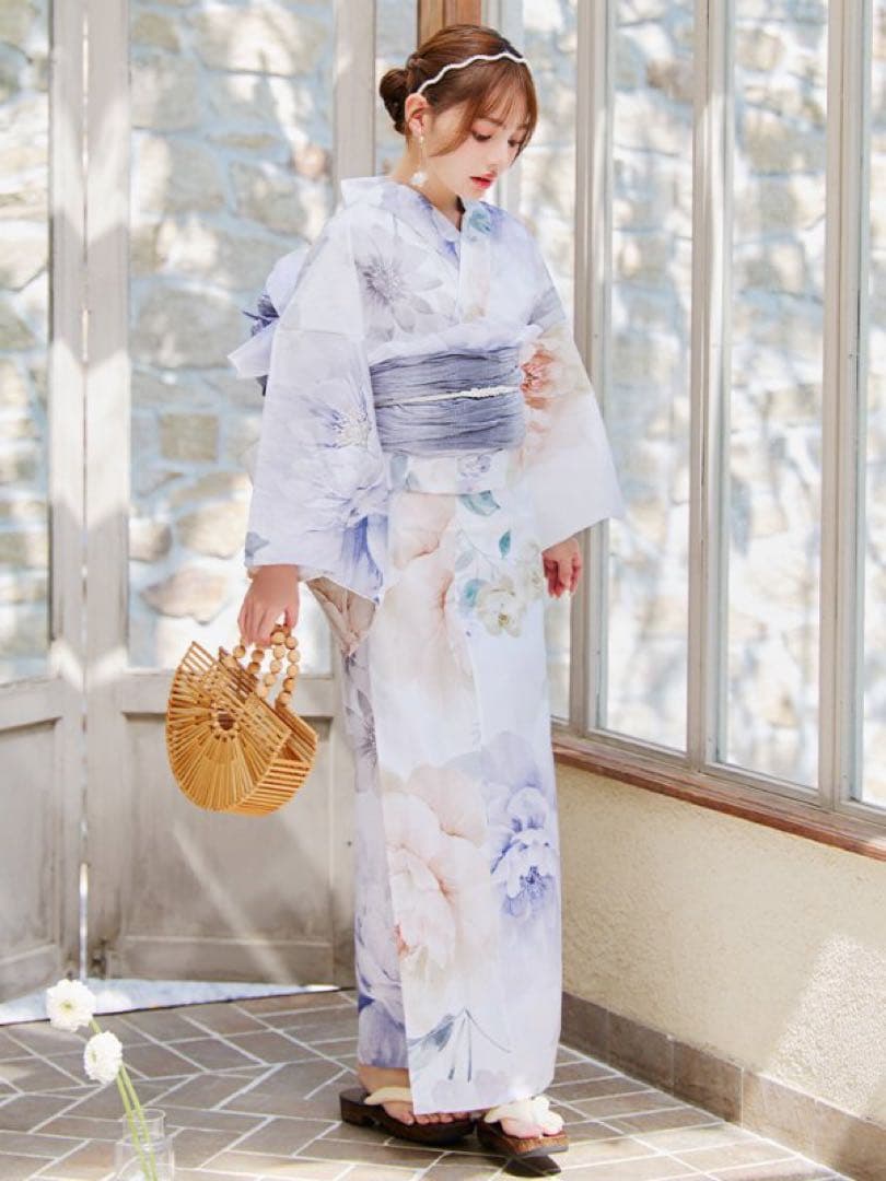 【最安値・最終値下げ】 sugar シャーベットフラワー牡丹浴衣