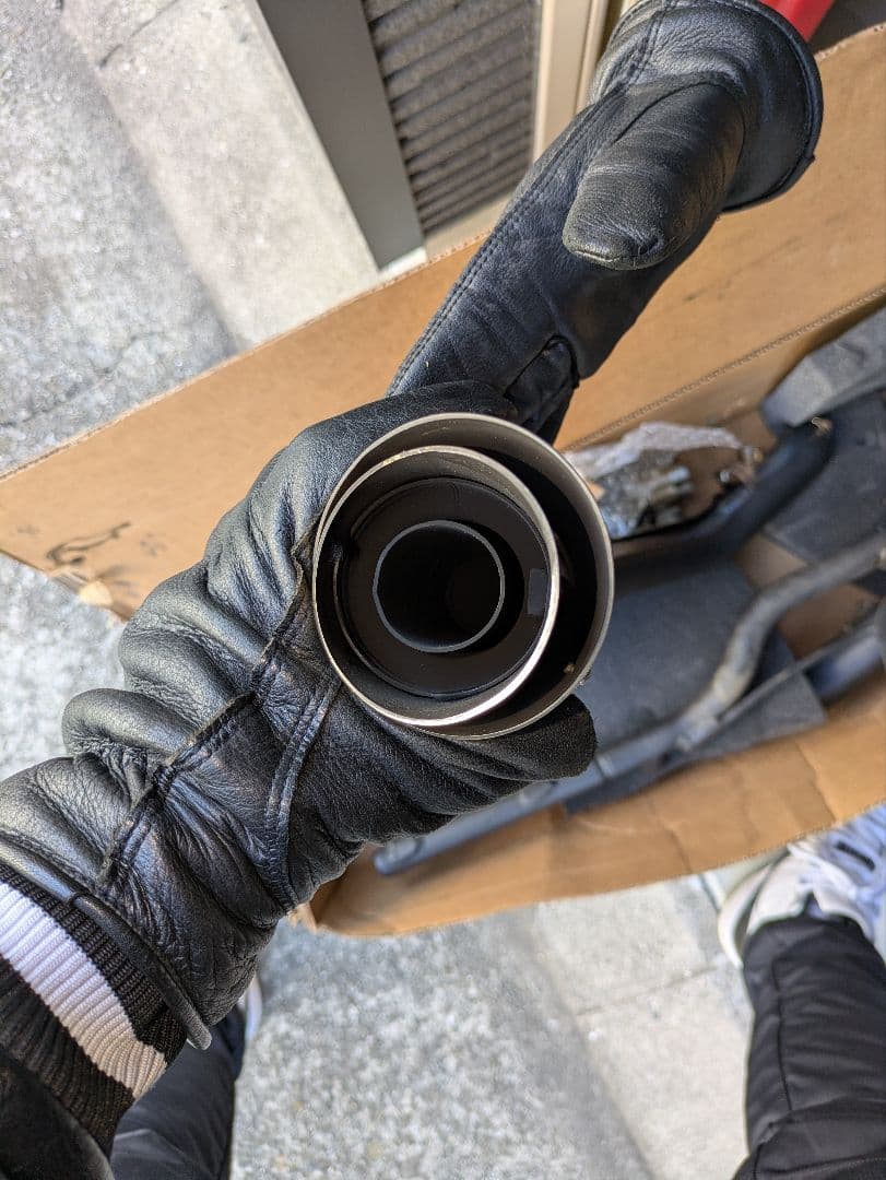 xl883nに使用　バンスアンドハインズ　スリップオンマフラー