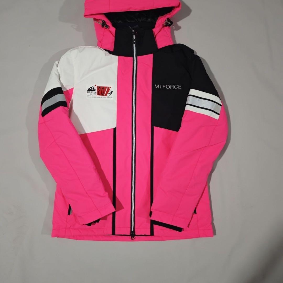 MTFORCE スキーウェア フード付き ピンク