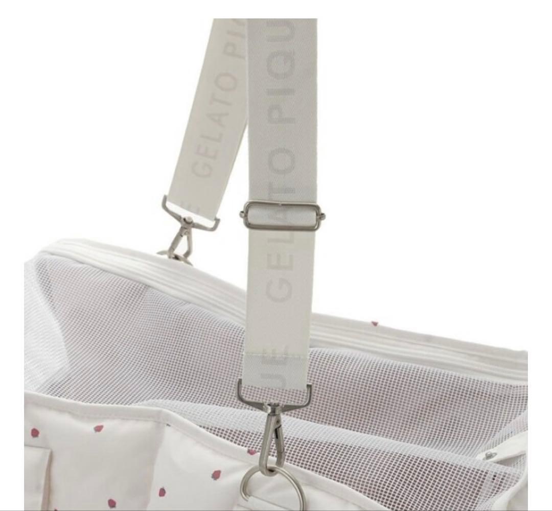 jelato pique ピンク いちご柄 キャリーバッグ ペット用 未使用