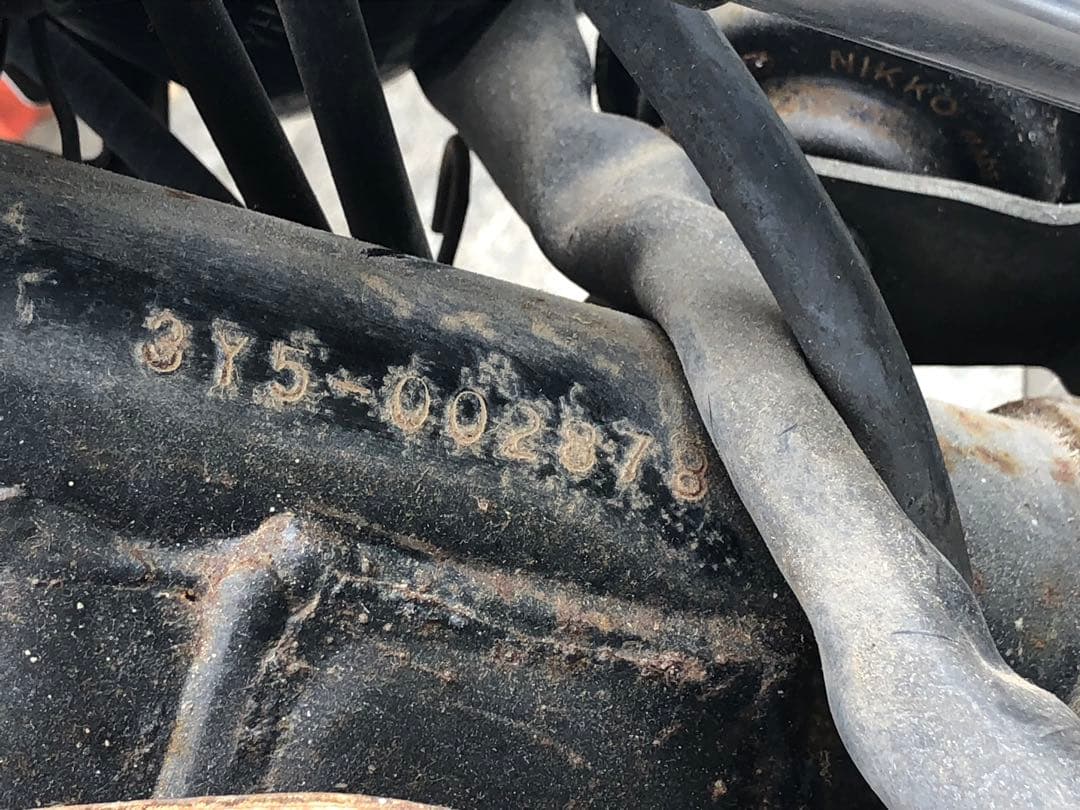 ヤマハ　XT 250 オフロードバイクフロント部品　旧車、不動、