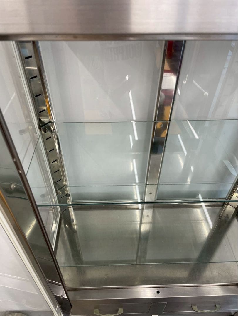 メディカルキャビネット ケビント 医療棚TMC ステンレス ST-223 希少