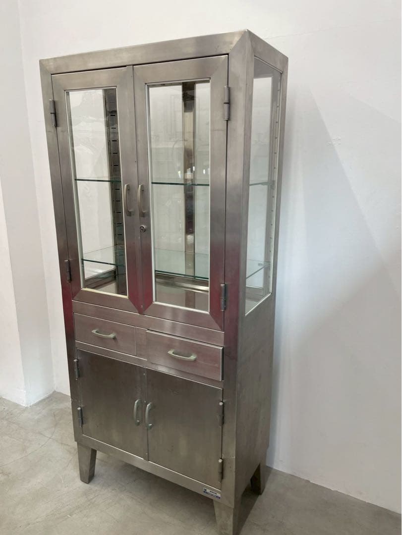 メディカルキャビネット ケビント 医療棚TMC ステンレス ST-223 希少