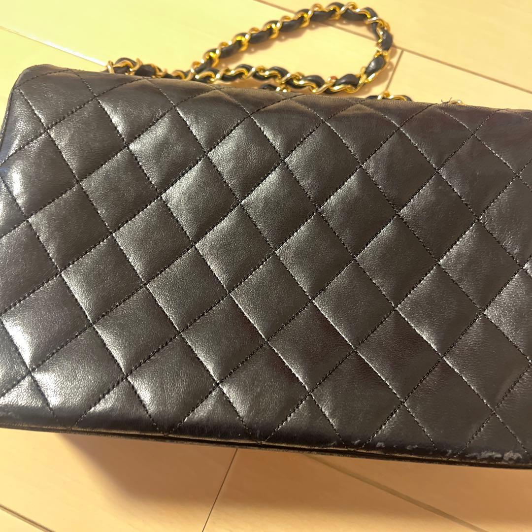れ*ん様 CHANEL マトラッセ　ラムスキン　シングルチェーン　ゴールド　0番