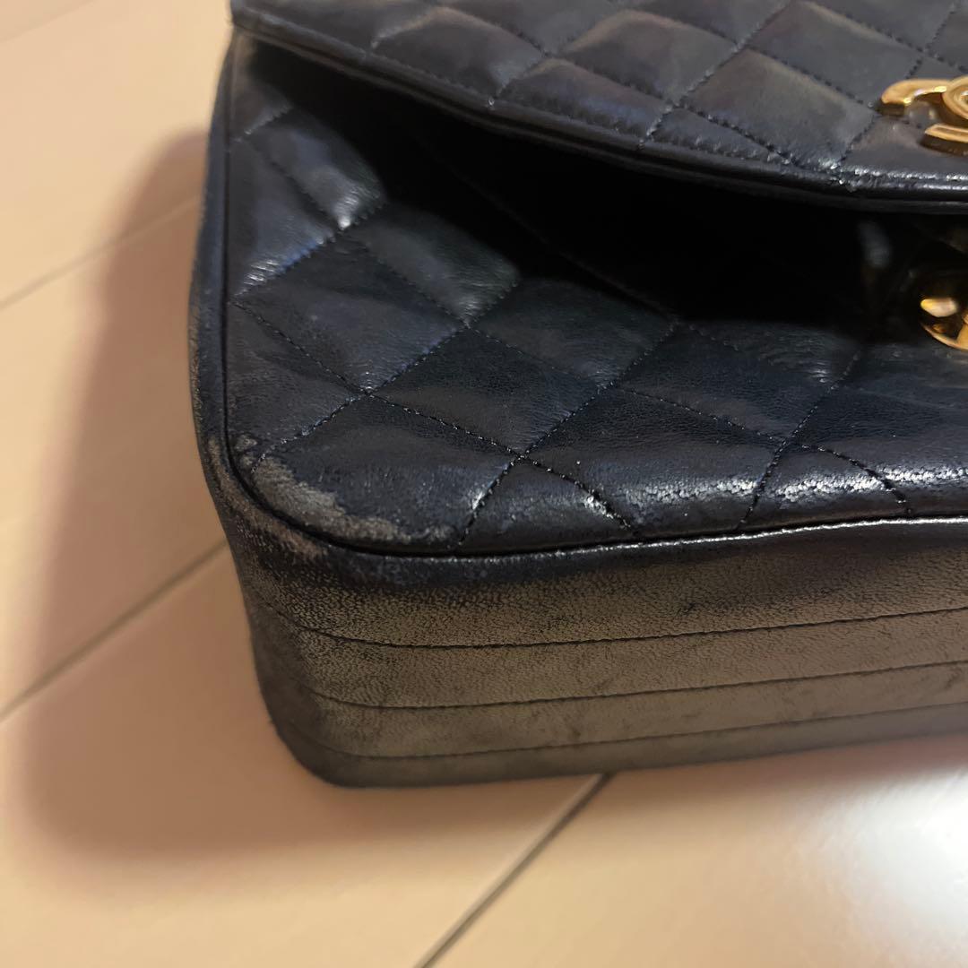 れ*ん様 CHANEL マトラッセ　ラムスキン　シングルチェーン　ゴールド　0番