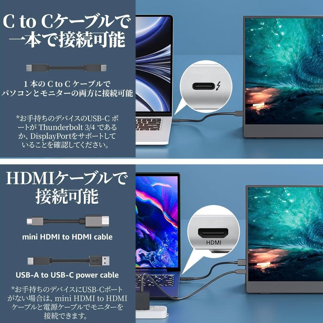 美品★箱付Cocoparココパル15.6インチ モバイルモニター•ディスプレイ