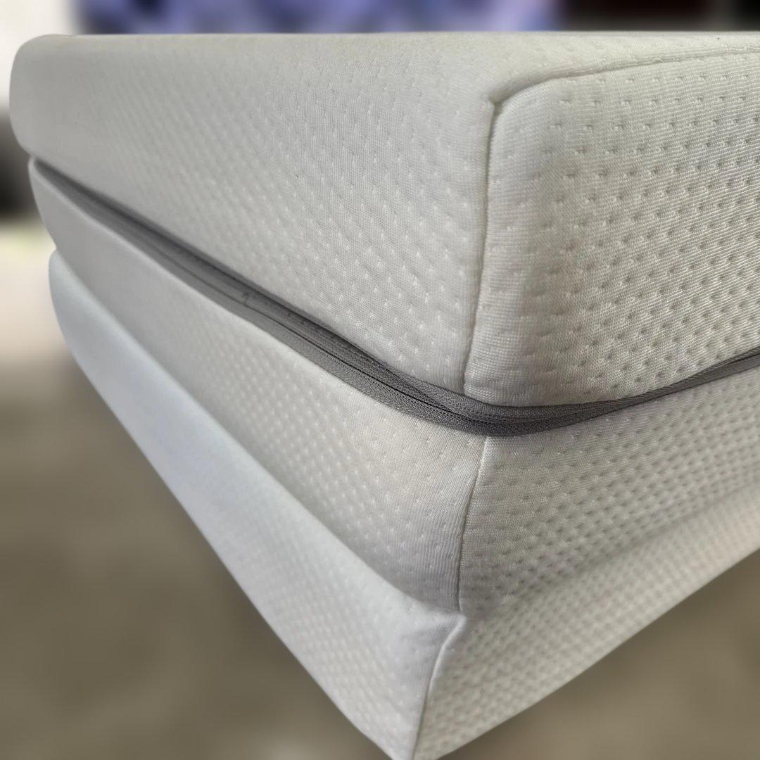 ✨ネルパンダ リーフ・マットレス✨三つ折り布団✨ダブルサイズ！✨美品✨