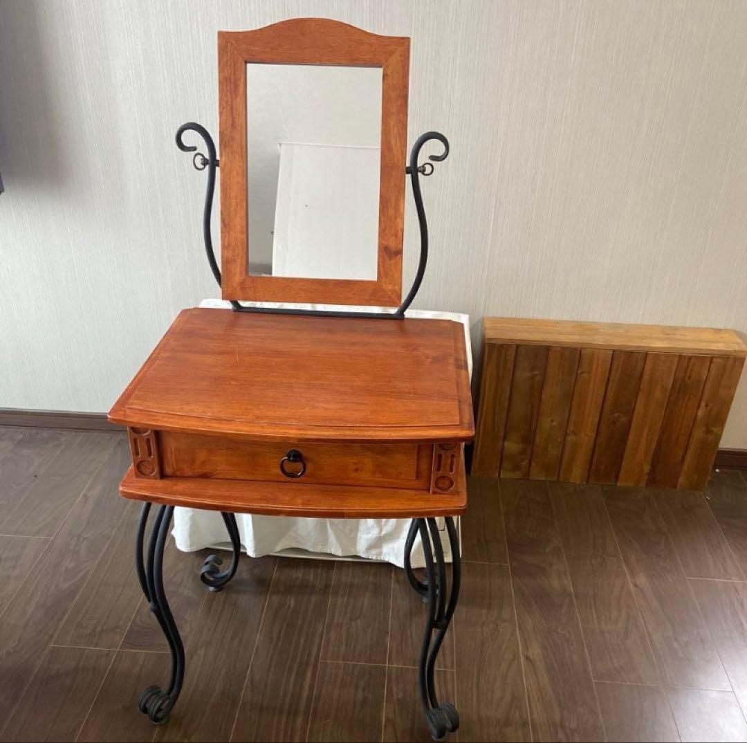 猫脚 ドレッサー アンティーク アイアン レトロ レア 送料込み