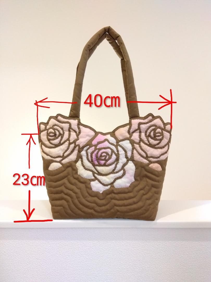 ハワイアンキルト　ハンドメイド　ロケラニトートバッグ