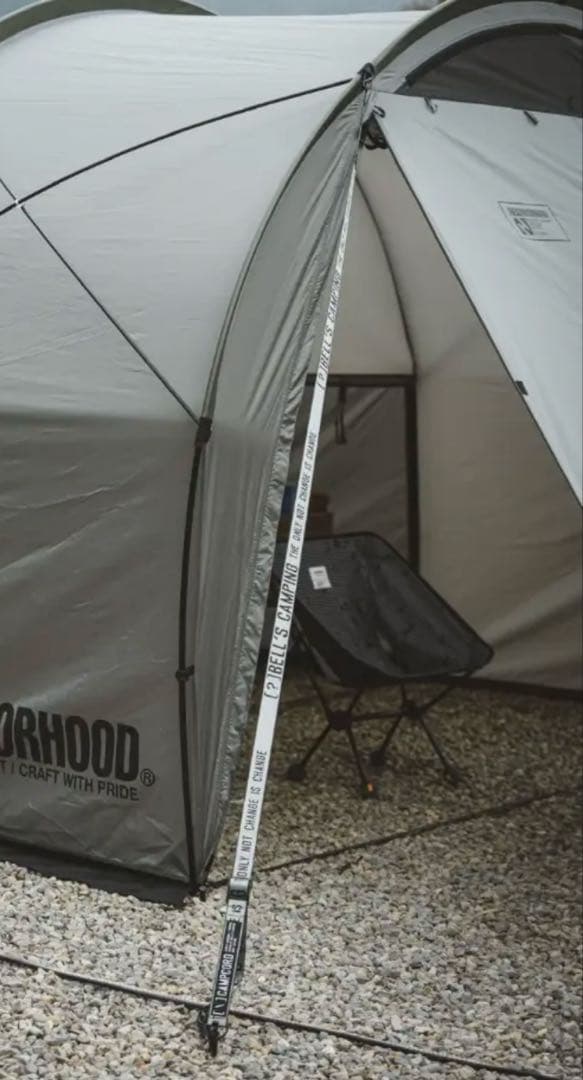 【Bell’s Camping】[＼] CAMPCORD ガイロープ グレー