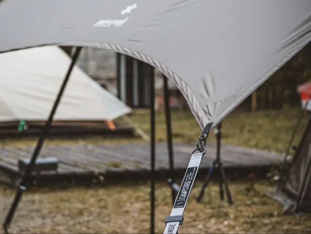 【Bell’s Camping】[＼] CAMPCORD ガイロープ グレー