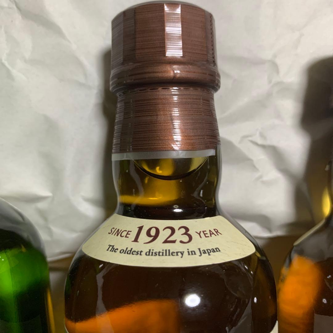 山崎 シングルモルトウイスキー 180ml 3本セット(山崎2本)(白州1本)