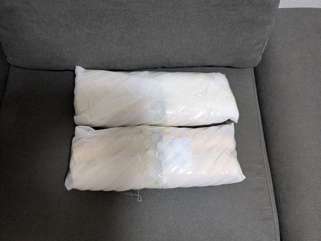 【吉田】LOWYA 1～2人掛け用ソファ(足つき) グレー(本体のみ)