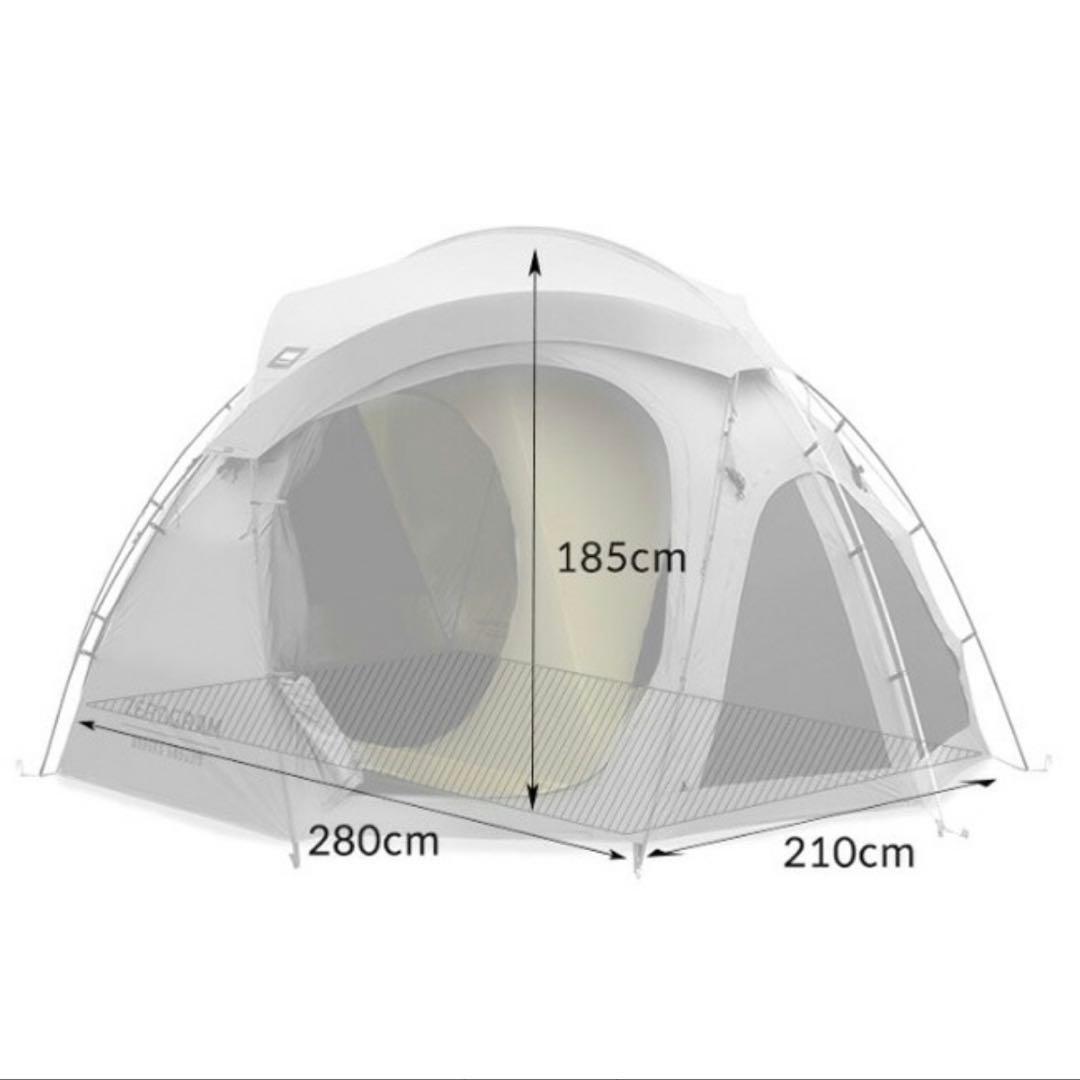 テント・タープ ZEROGRAM Brooks Ground Dome Shelter