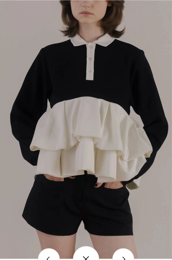 トップス THE TOE Hydra Peplum tops