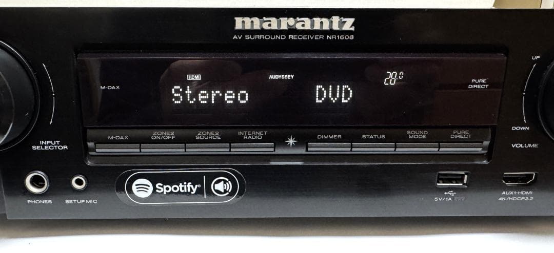 Marantz NR1608 AVアンプ ブラック