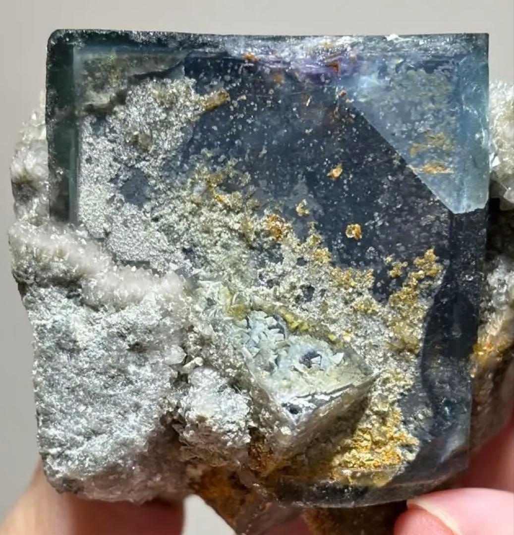 湖南省　パープルグリーンフローライト