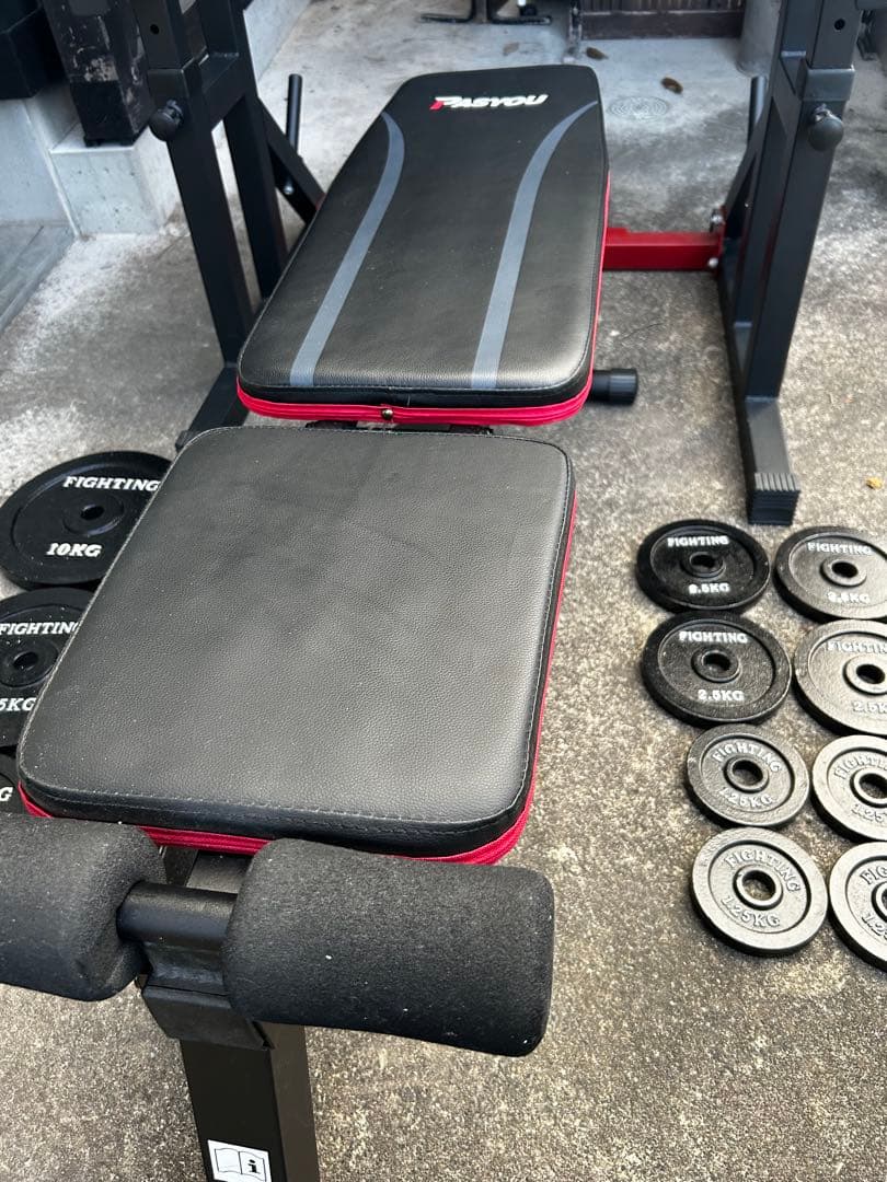 【兵庫・京都・大阪のみ引取り限定】ベンチプレスセット
