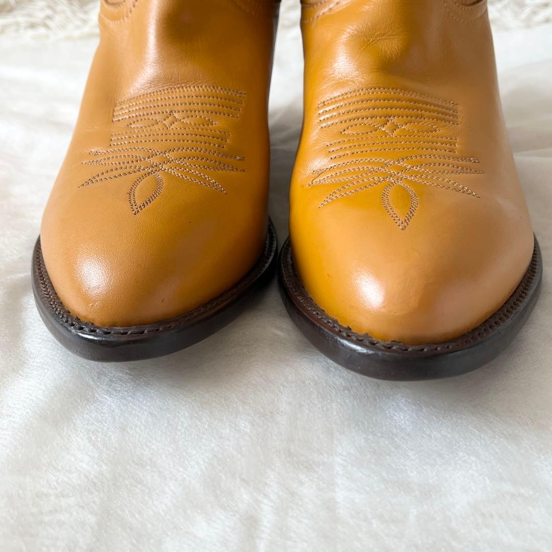 ⭐️未使用品⭐️　TonyLama　トニーラマ　ウエスタンブーツ　キャメル