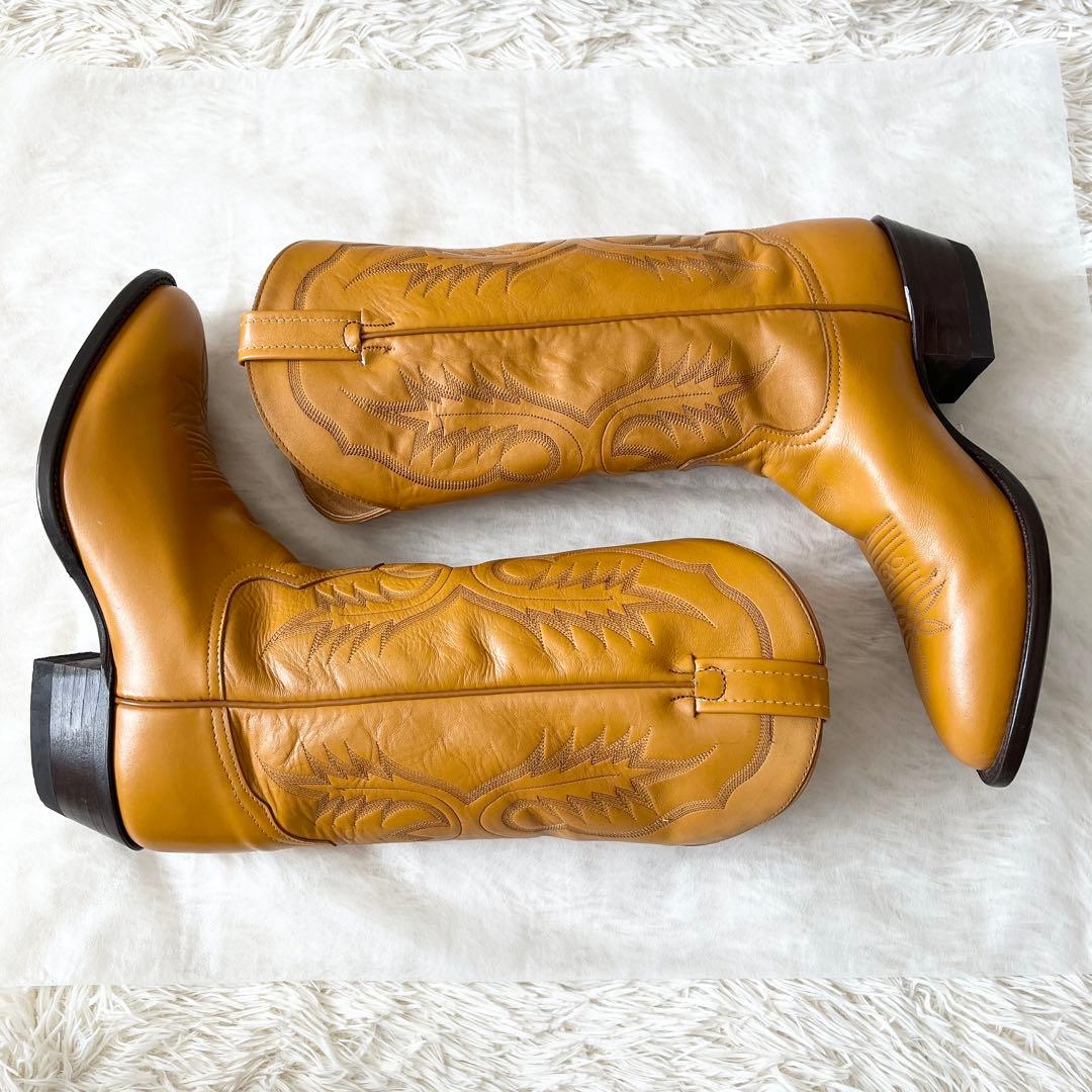 ⭐️未使用品⭐️　TonyLama　トニーラマ　ウエスタンブーツ　キャメル