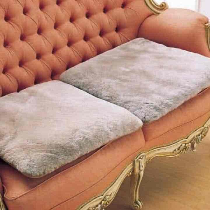 ムートン座布団